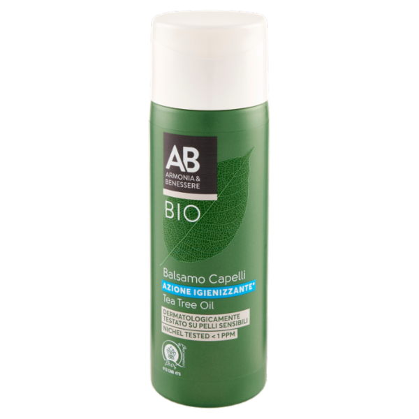 Armonia & Benessere Balsamo per Capelli Azione Igienizzante Bio con Tea Tree Oil 200 ml