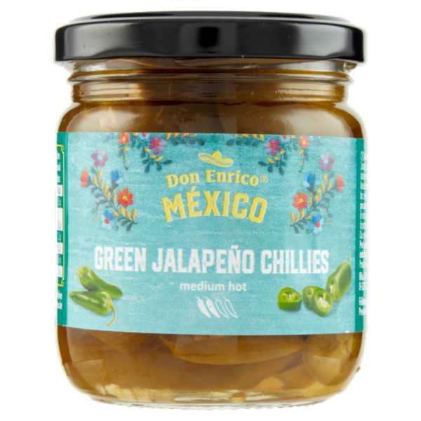 Don Enrico México Green Jalapeño Chillies 190 g