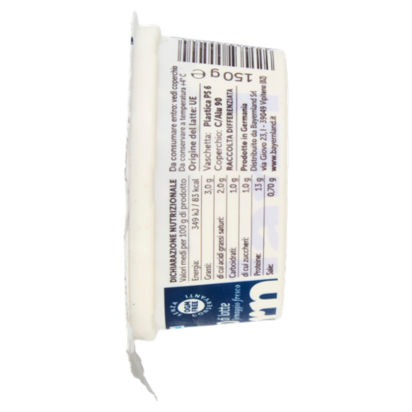 Bayernland fiocco di latte formaggio fresco 150 g