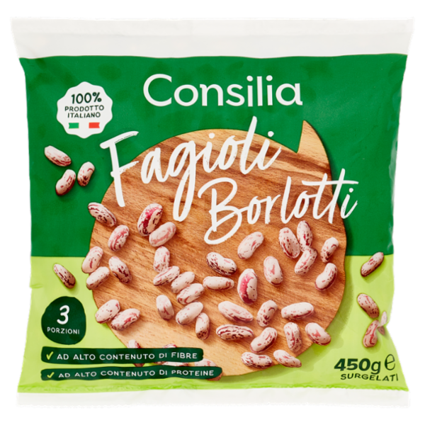 Consilia Fagioli Borlotti Surgelati 450 g