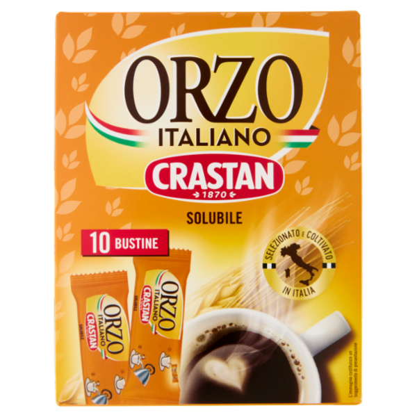 Crastan Orzo Italiano Solubile Bustine 10 x 3,5 g