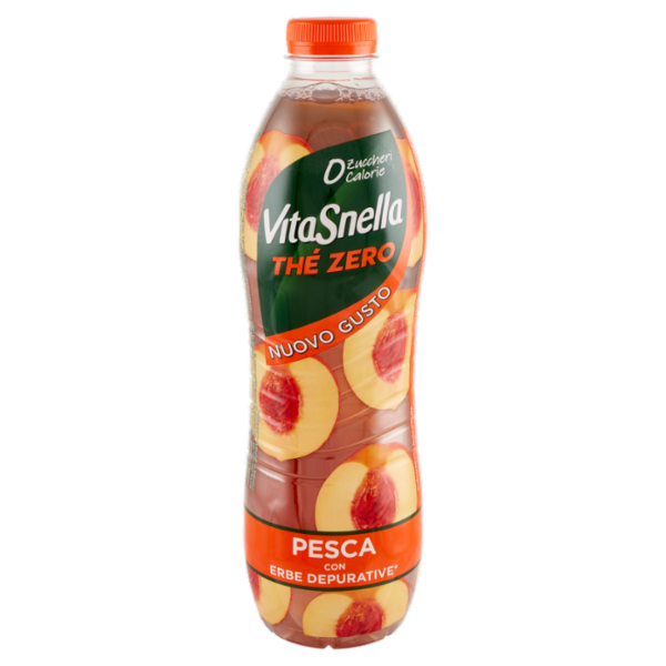 Vitasnella Thé Zero Pesca con Erbe Depurative* 1,25 L
