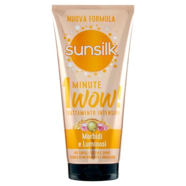 sunsilk Morbidi e Luminosi 1 Minute Wow! Trattamento Intensivo per Capelli Secchi e Spenti 180 mL