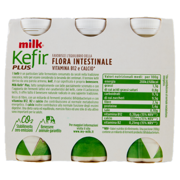 Milk Kefir Plus Bianco Cereali 6 x 100 g