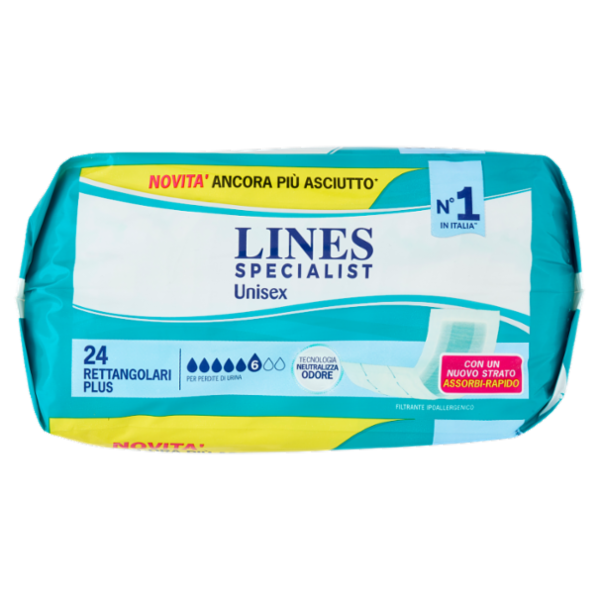 Lines Specialist Unisex Rettangolari Plus 24 pz