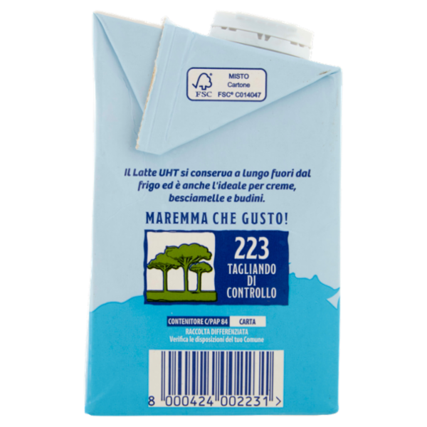 Latte Maremma UHT a lunga conservazione intero 500 ml