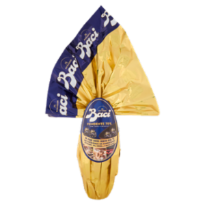 BACI PERUGINA Uovo Di Pasqua Cioccolato Fondente 70% Con Sorpresa e 4 Cioccolatini 265g
