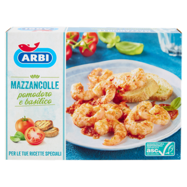 Arbi Mazzancolle pomodoro e basilico 180 g