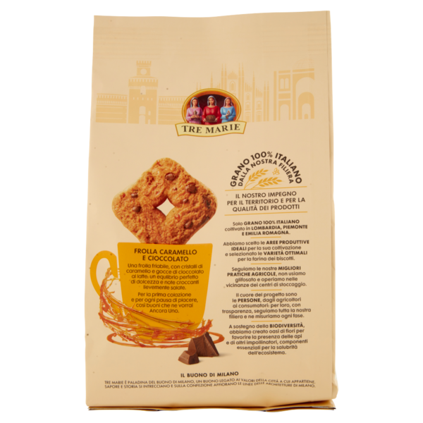 Tre Marie Ancora Uno Frolla Caramello e Cioccolato 300 g