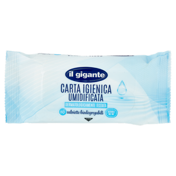 IL GIGANTE Carta Igienica Umidificata 16 pz