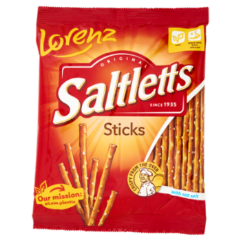 Lorenz Saltletts Sticks Salatini Dorati e Croccanti, Arricchiti Con Sale Marino 150 g
