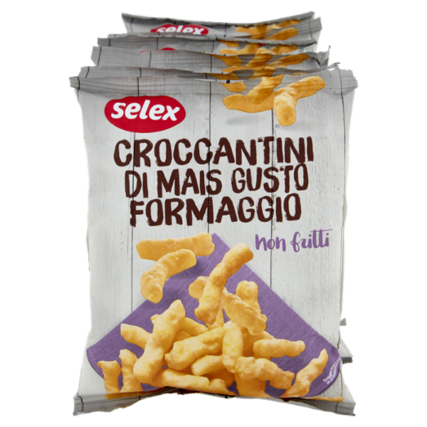 Selex Croccantini di Mais al Formaggio 6x25 g
