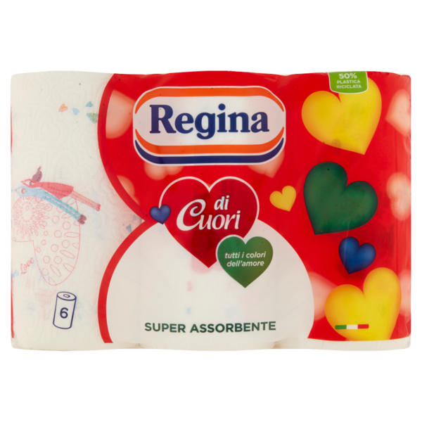 Regina di Cuori carta cucina 6 rotoli