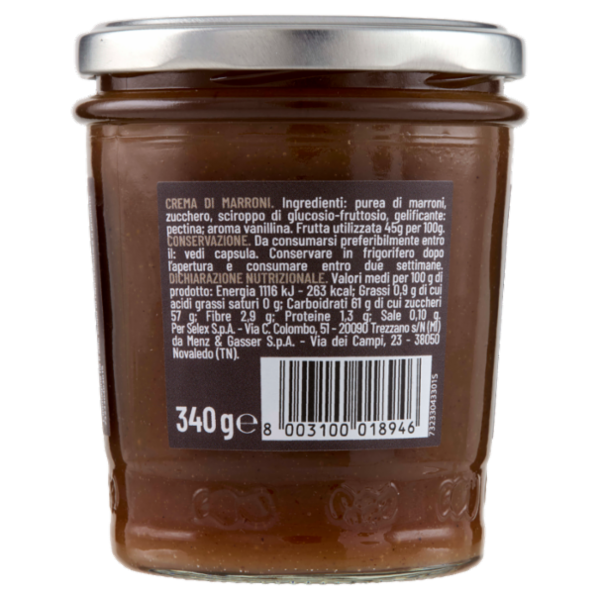 Selex Saper di Sapori Crema di Marroni 340 g