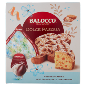 Balocco Dolce Pasqua Colomba Classica 750 g & Uovo Di Cioccolato Con Sorpresa 150 g