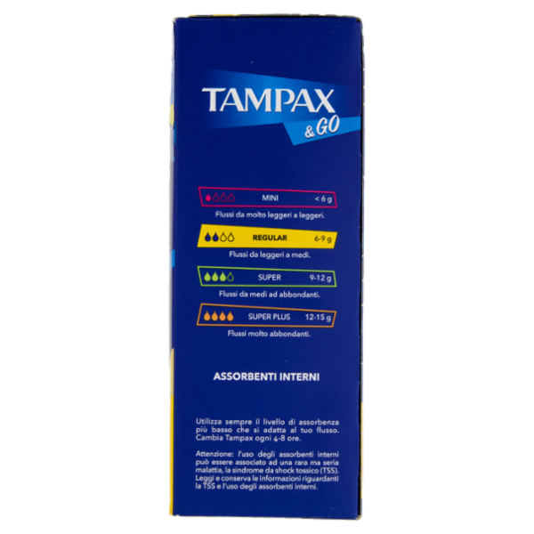 Tampax & Go Regular 18 pz