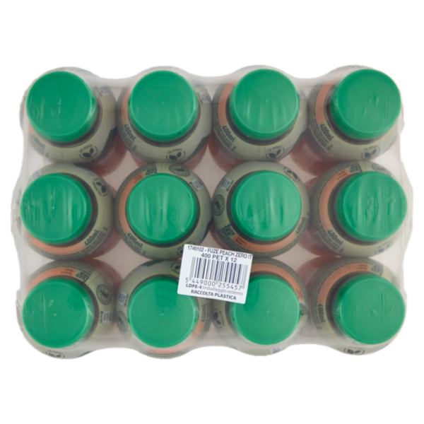 FUZE TEA Zero Pesca PET 12 x 400 ml