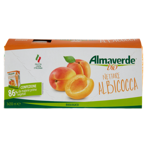 Almaverde bio Nettare Albicocca 3 x 200 ml