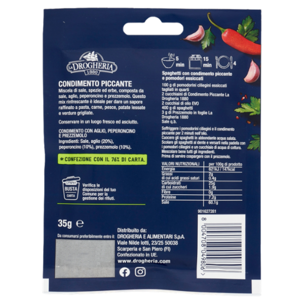La Drogheria 1880 Condimento Piccante 35 g