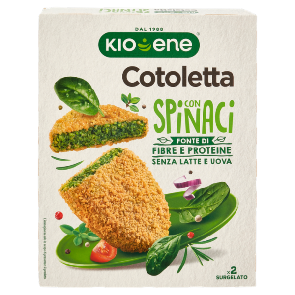 Kioene Cotoletta con Spinaci Surgelato 160 g