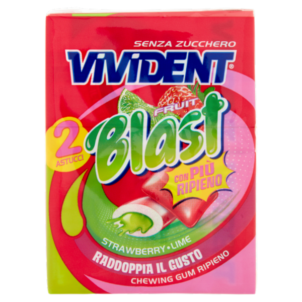Vivident Fruit Blast Strawberry Lime 2 x 30 g