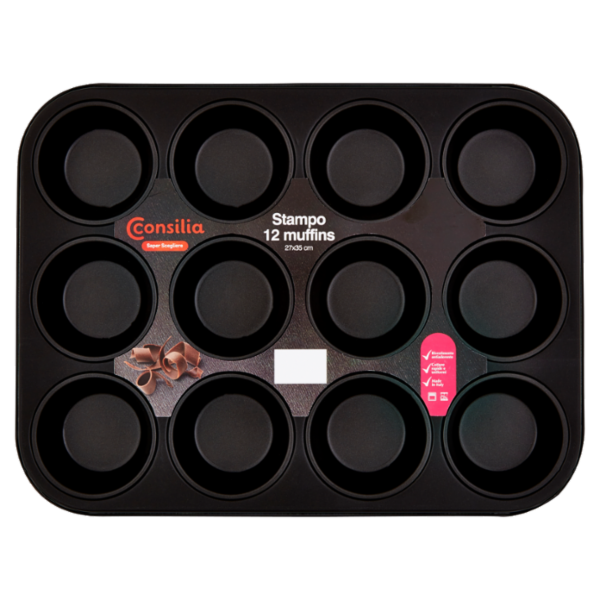 Consilia Saper Scegliere Stampo 12 muffins 27x35 cm