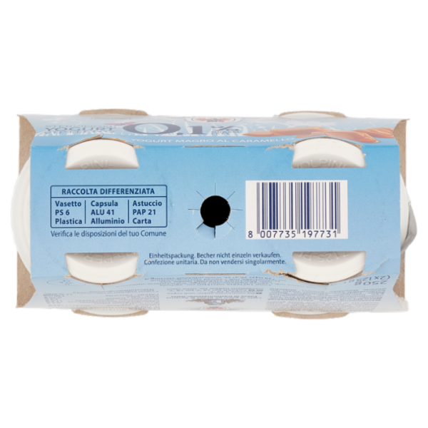 Sterzing Vipiteno 0,1% Grassi Yogurt Magro al Caramello 2 x 125 g