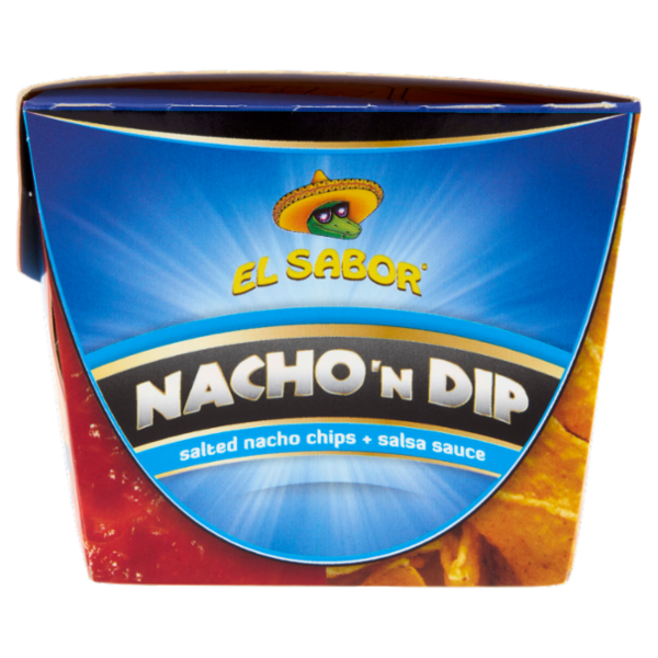 El Sabor Nacho'n Dip salted nacho chips + salsa 175 g
