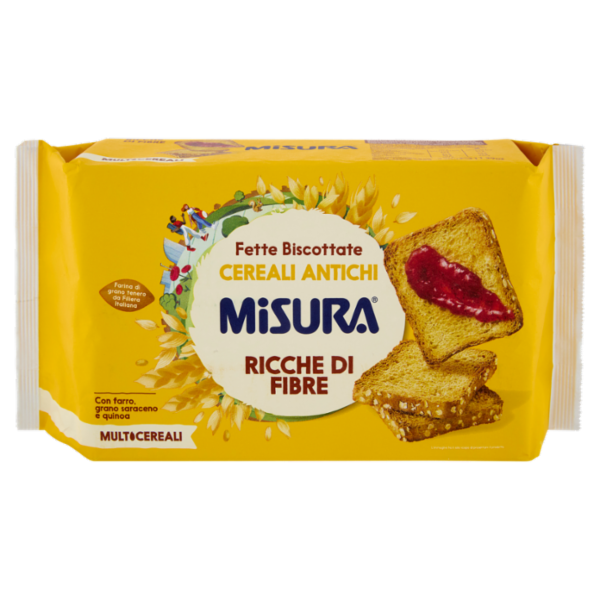 Misura Multicereali Fette Biscottate Cereali Antichi 320 g