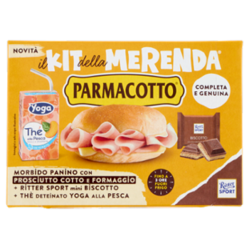 Parmacotto Il Kit Della Merenda Prosciutto Cotto e Formaggio