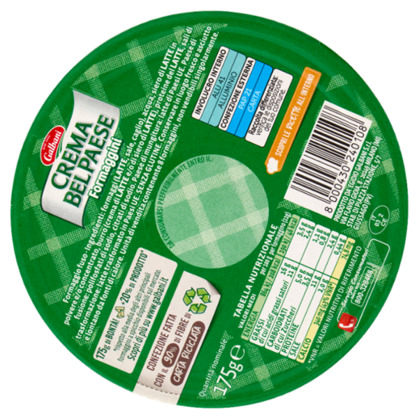 Galbani Crema Bel Paese Formaggini 175 g