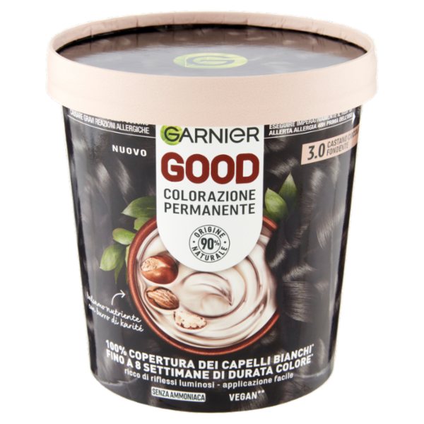 Garnier GOOD 3.0 Castano Cioccolato Fondente, colorazione permanente senza ammoniaca