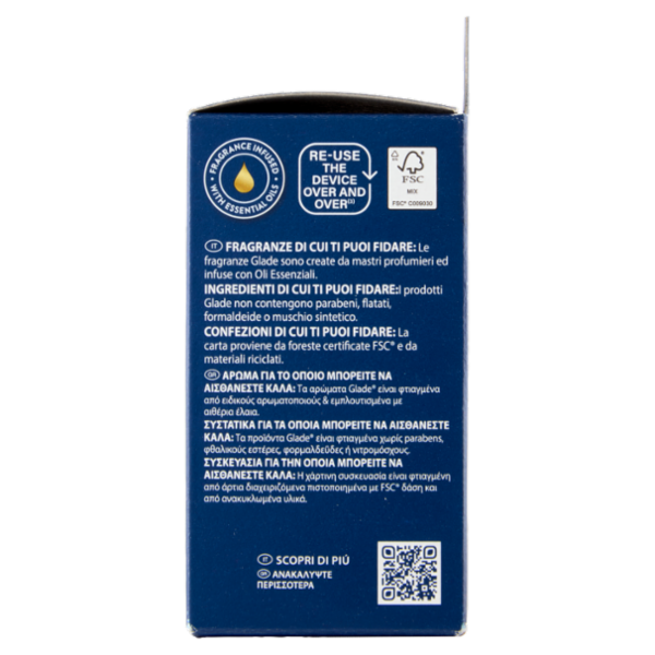 Glade® Profumatore elettrico per Ambienti, Refreshing Air™, Combatte gli odori degli animali, 20ml