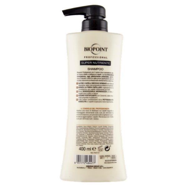Biopoint Professional Super Nutriente Shampoo 400 ml