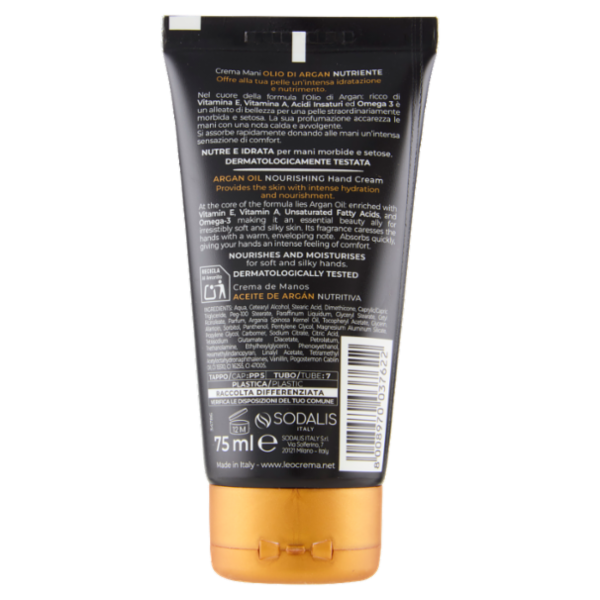 Leocrema Crema Mani Olio di Argan Nutriente 75 ml