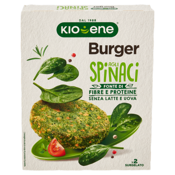 Kioene Burger agli Spinaci Surgelato 160 g