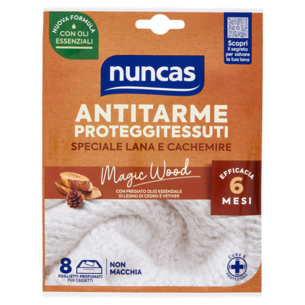 nuncas Antitarme Proteggitessuti Magic Wood 8 pz