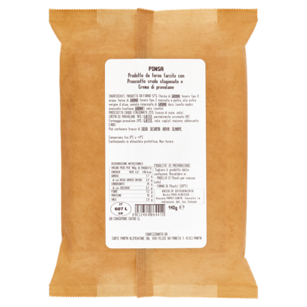 Amoretti Pinsa crudo & provolone 140 g