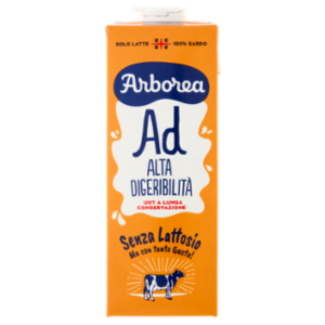 Arborea Ad Alta Digeribilità UHT a Lunga Conservazione Senza Lattosio 1000 Ml