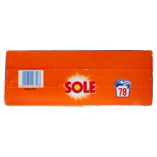 Sole Bianco Splendente Polvere lavatrice 78 misurini 3,9 kg