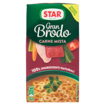 Star Gran Brodo Carne Mista 100% Ingredienti Naturali 500 Ml