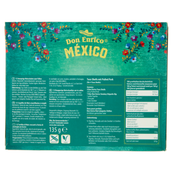 Don Enrico México Taco Shells 135 g