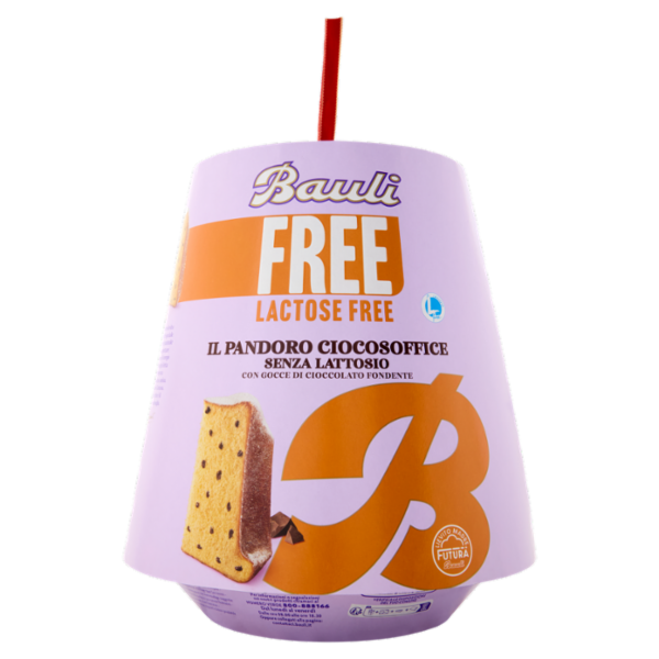 Bauli Free Lactose Free il Pandoro Ciocosoffice Senza Lattosio 700 g