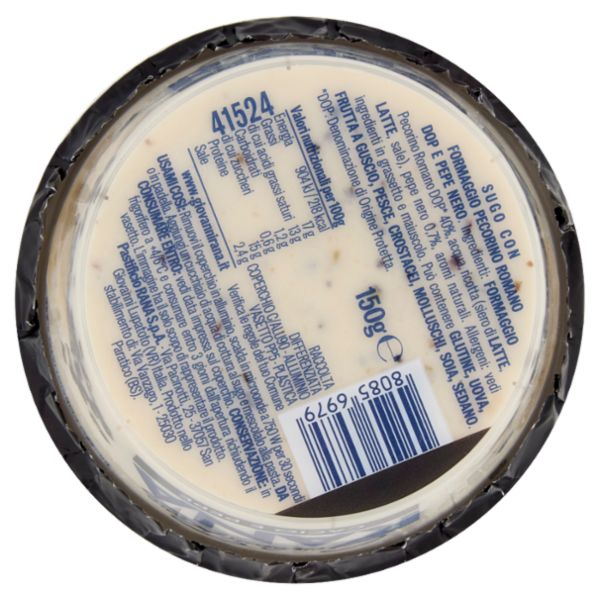 Giovanni Rana Cacio e Pepe Sugo Fresco 150 g