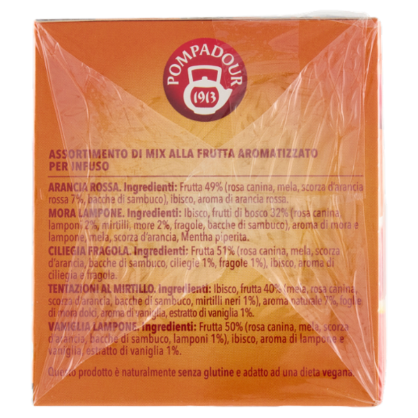 Pompadour Infusi Collection 5 Gusti Assortiti 25 x 2,75 g