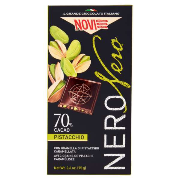 Novi NeroNero 70% Cacao Pistacchio 75 g