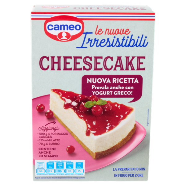 cameo le nuove Irresistibili Cheesecake 217 g