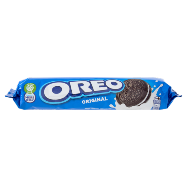 Oreo Original, biscotti al cacao magro ripieni di crema al gusto vaniglia - 154 g