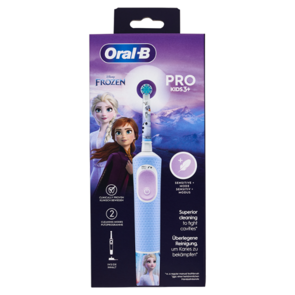 Oral-B Spazzolino Elettrico Ricaricabile Pro Kids 3+ Disney Frozen