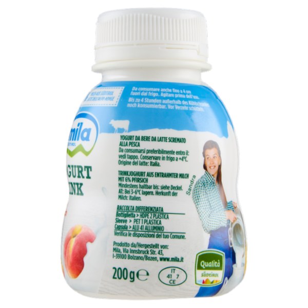 mila Yogurt Drink Pesca 200 g